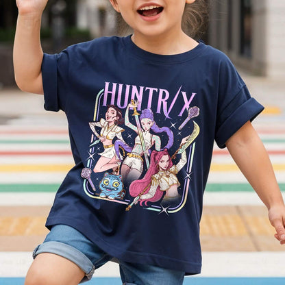 Huntrix Girl KPDH Demon Hunter Youth Tshirt Comfort Colors PTS1478