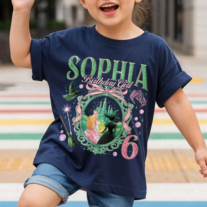 Custom Wicked Birthday Girl TShirt For Kids Youth Tshirt Comfort Colors PTS1807