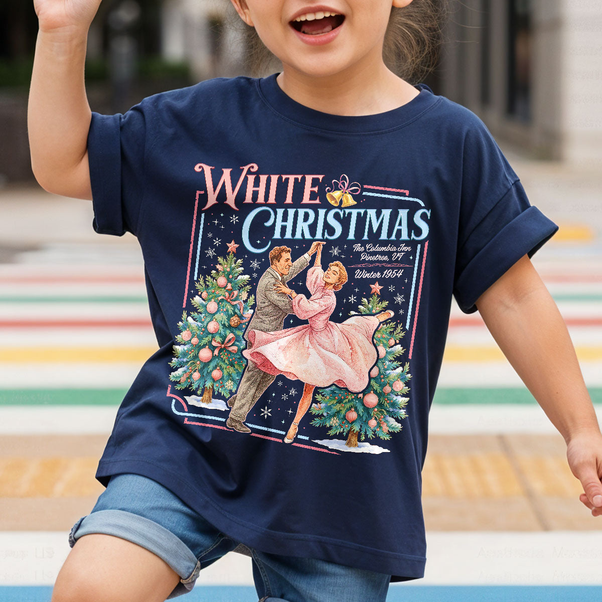 Haynes Sisters White Christmas Comfort Colors Youth TShirt PTS1909