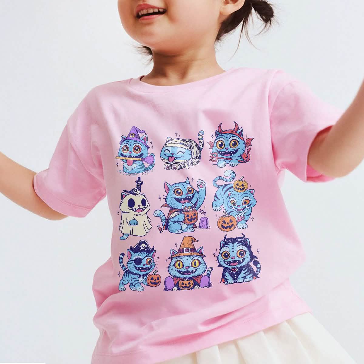 Kpop Hunter Derpy Tiger Halloween Season Youth TShirt Comfort Colors PTS1620