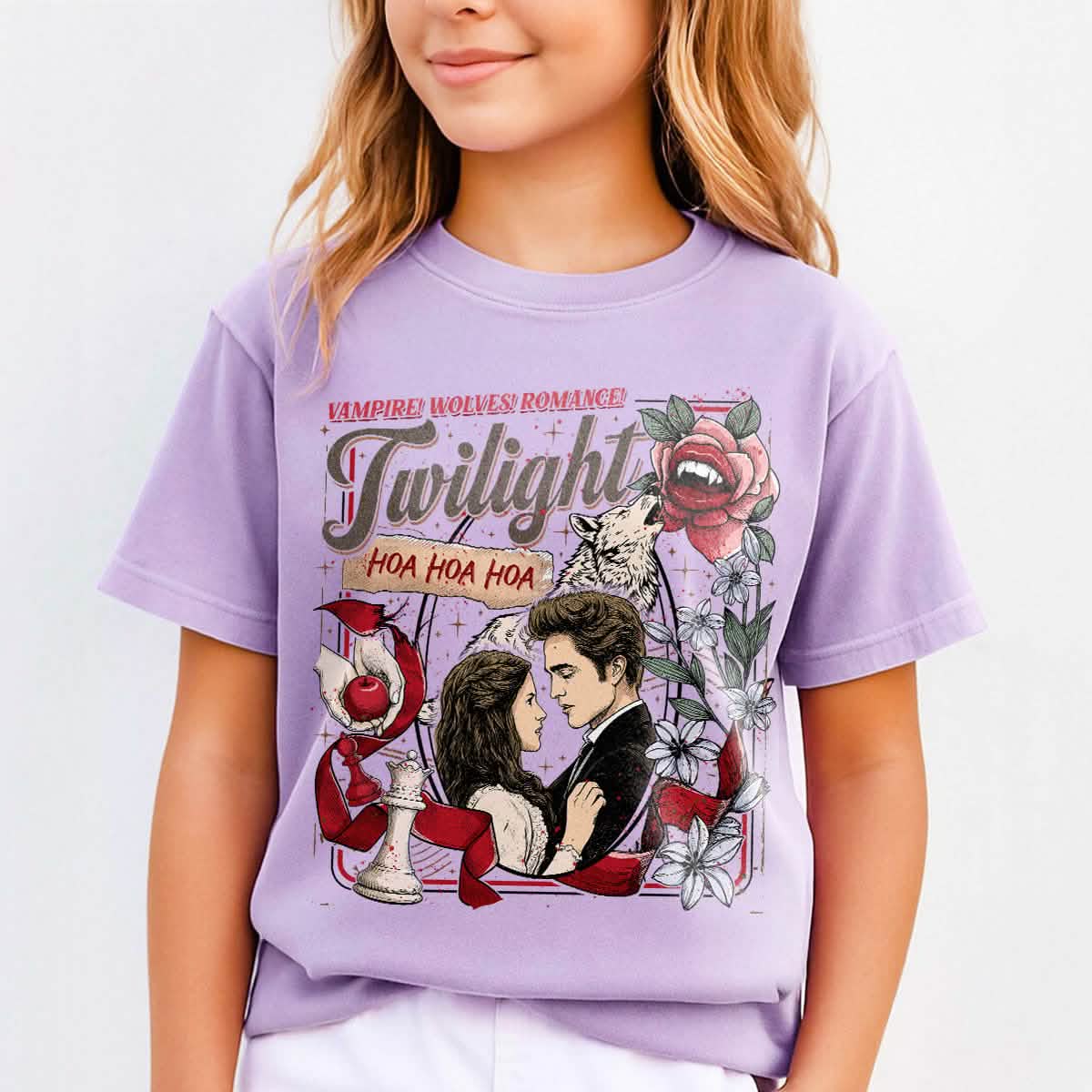 Twilight Saga Inspired HOA HOA HOA Youth Tshirt Comfort Colors PTS1538
