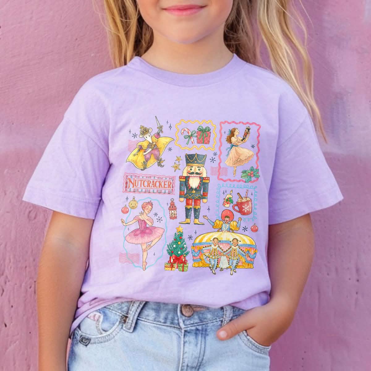 Christmas Nutcracker Comfort Colors Youth TShirt PTS1738