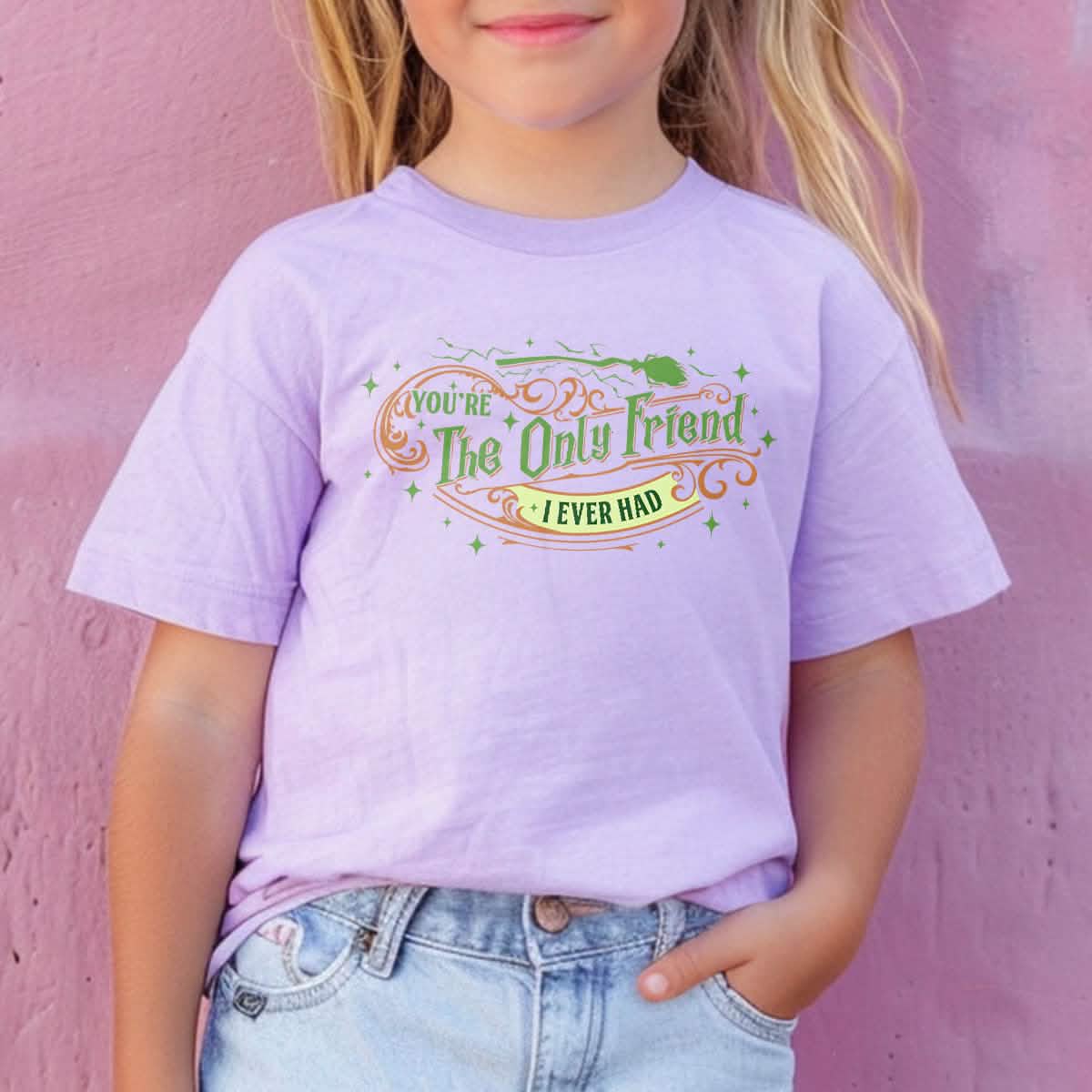 Wicked Movie Inspired Pink&Green Couple Youth TShirt Comfort Colors PTS1810