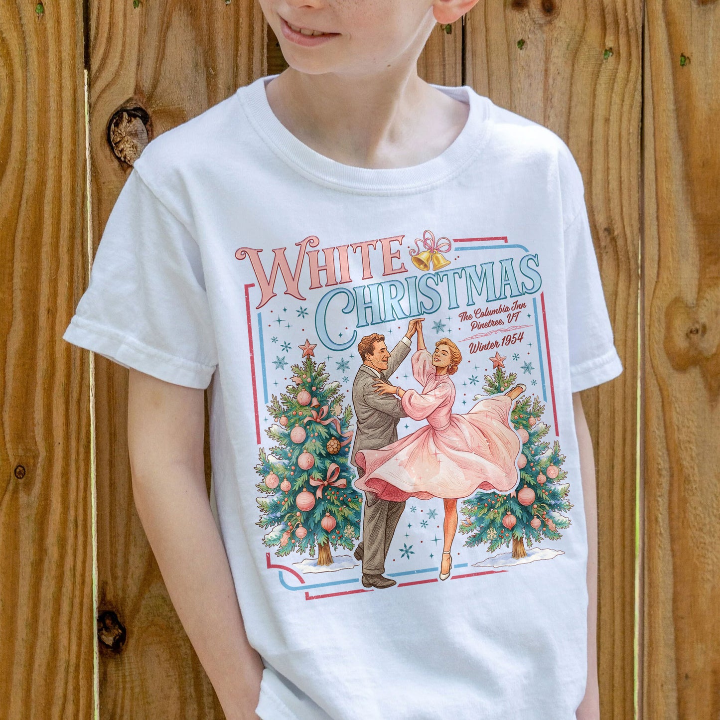 Haynes Sisters White Christmas Comfort Colors Youth TShirt PTS1909