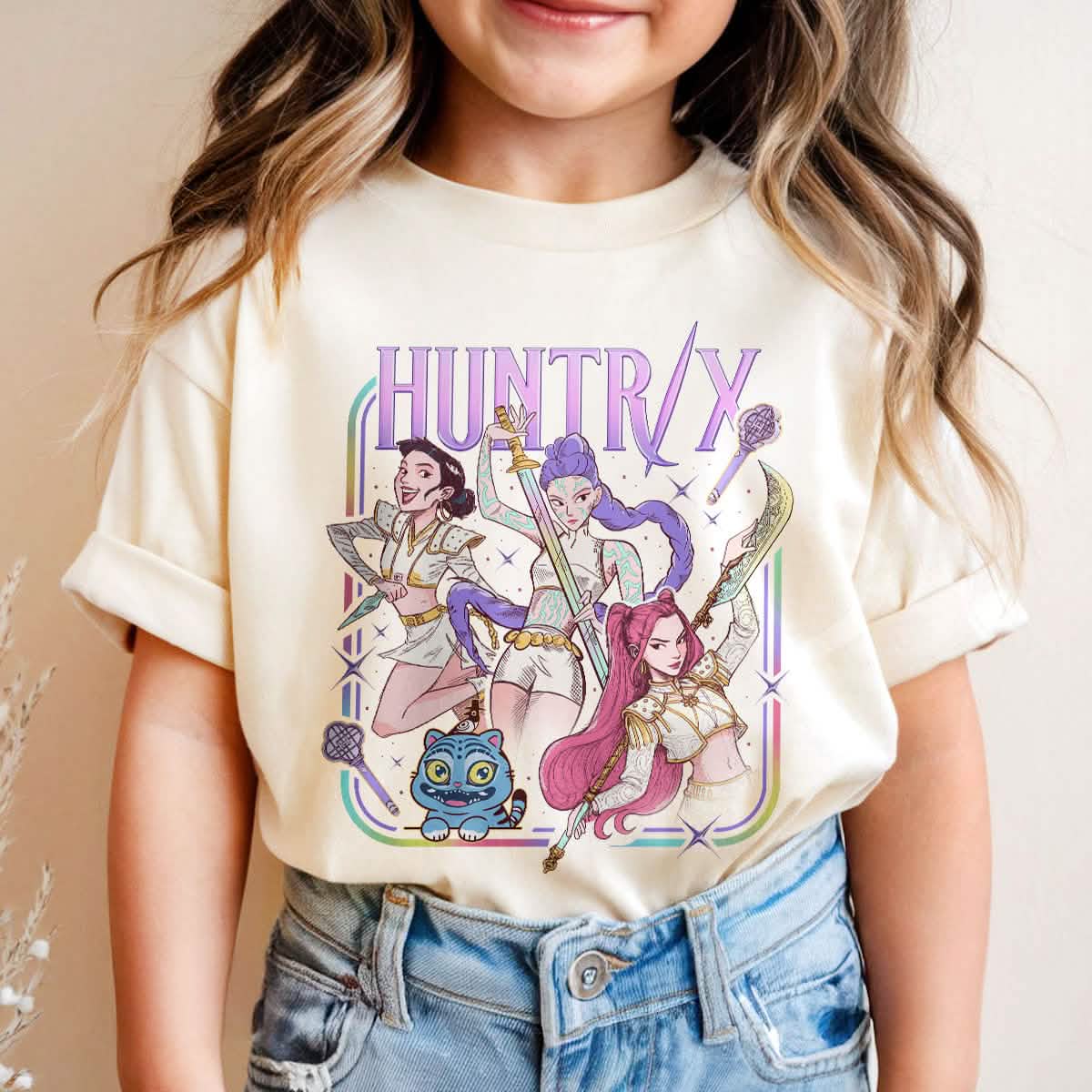 Huntrix Girl KPDH Demon Hunter Youth Tshirt Comfort Colors PTS1478