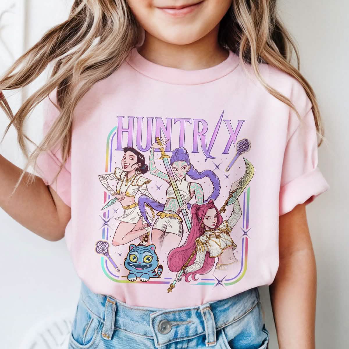 Huntrix Girl KPDH Demon Hunter Youth Tshirt Comfort Colors PTS1478