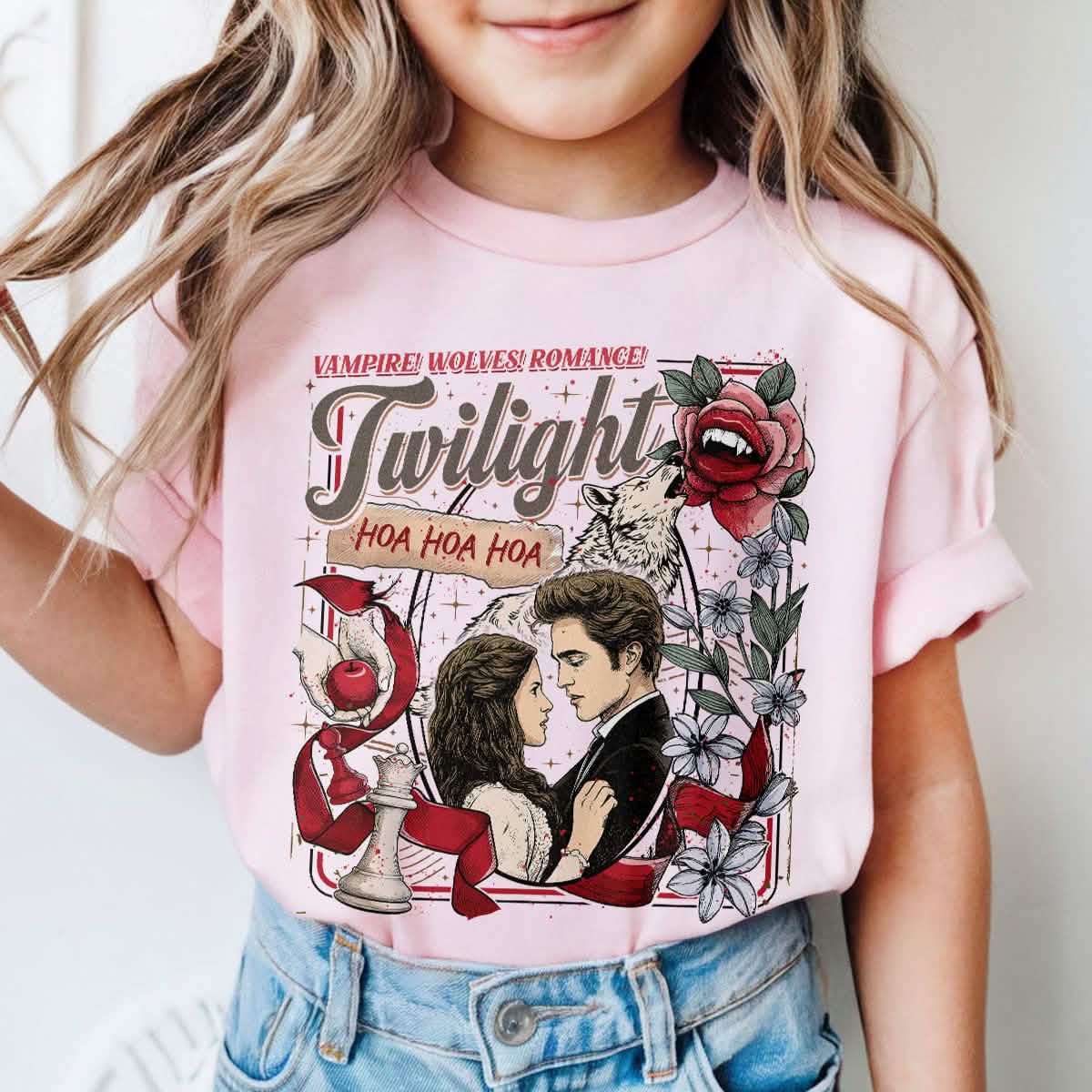 Twilight Saga Inspired HOA HOA HOA Youth Tshirt Comfort Colors PTS1538