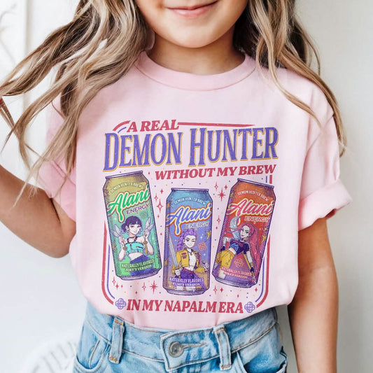 Kpop Hunter Brew Huntrix Girl Youth TShirt Comfort Colors PTS1689
