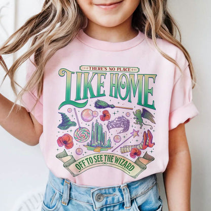 Wicked There’s No Place Wizard Movie Youth Tshirt Comfort Colors PTS1790