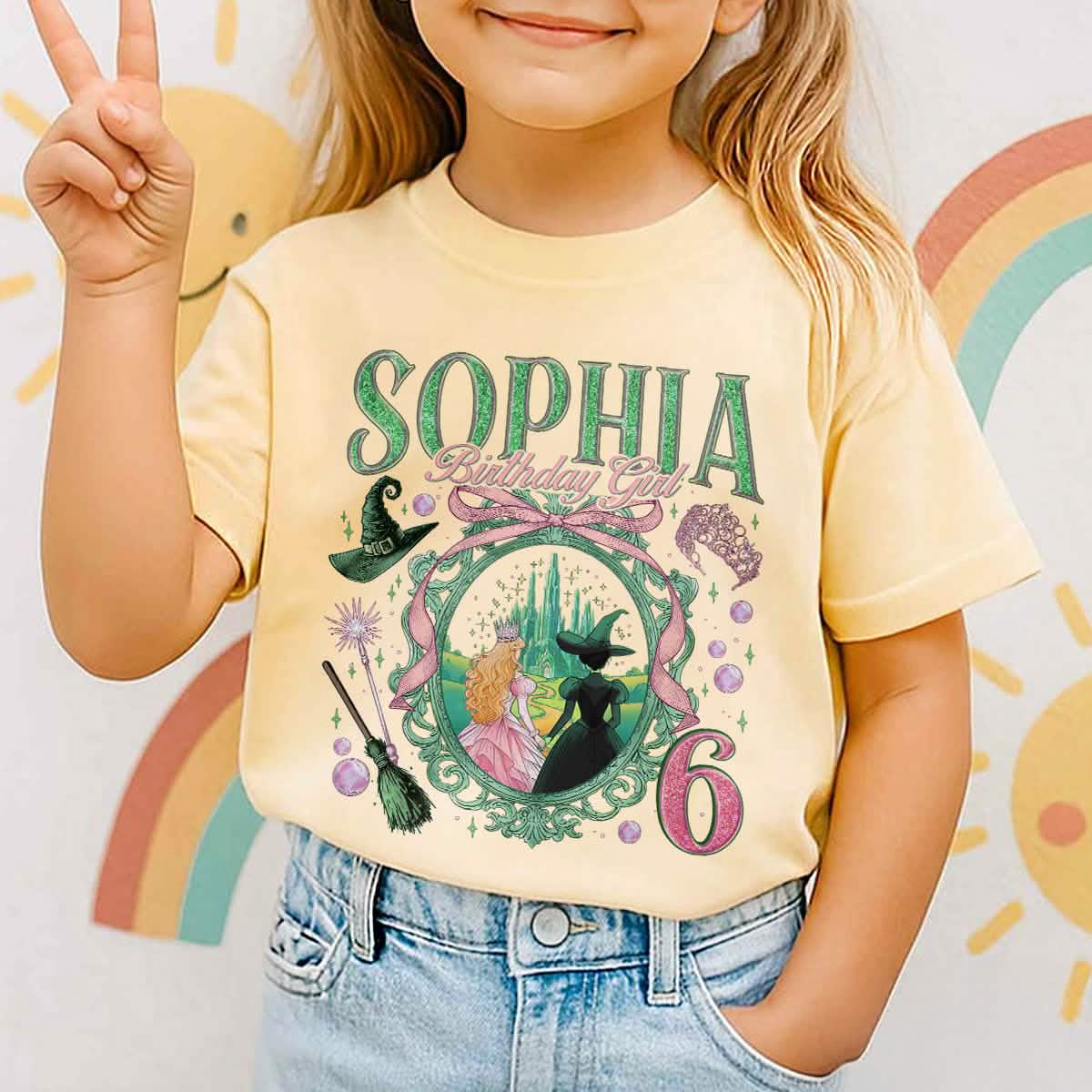 Custom Wicked Birthday Girl TShirt For Kids Youth Tshirt Comfort Colors PTS1807