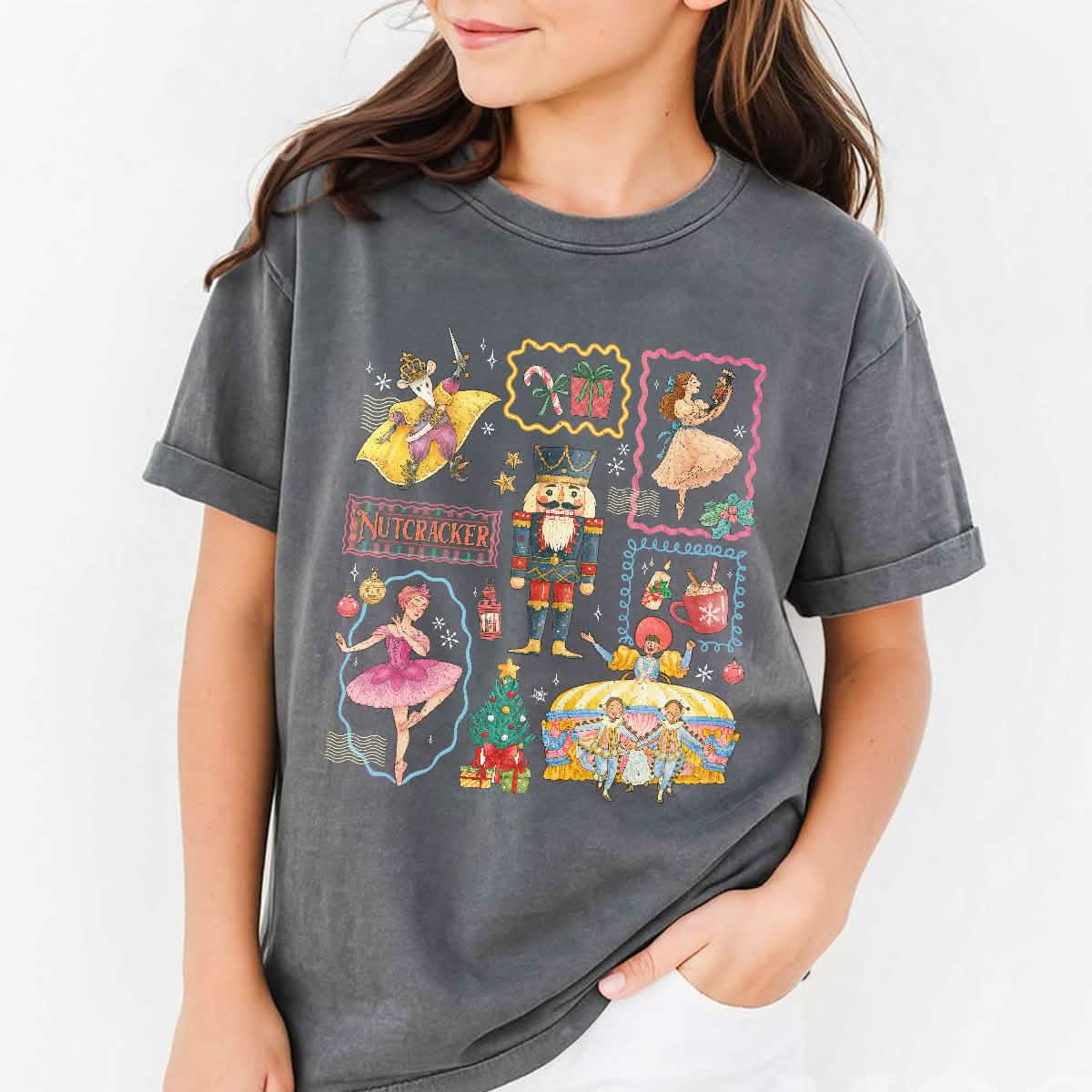 Christmas Nutcracker Comfort Colors Youth TShirt PTS1738