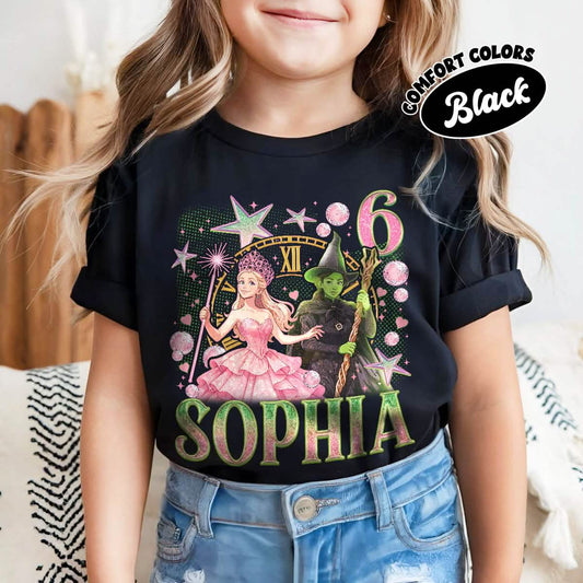 Custom Wicked Birthday Girl Comfort Colors Youth TShirt PTS1393