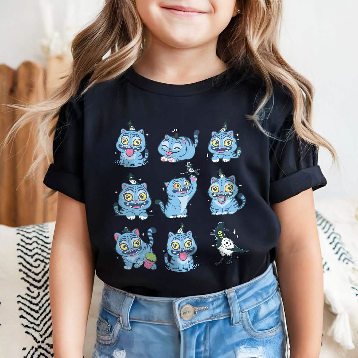 Kpop Hunter Tiger  Saja Girls Youth T Shirt Comfort Colors For Fan PTS1429