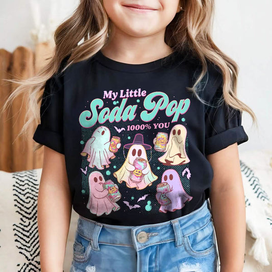 My Little Soda Pop Spooky Season  Saja Boy Youth TShirt Comfort Colors PTS1670