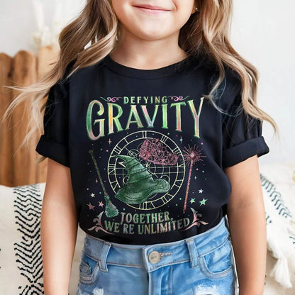 Wicked Defy Gravity Wizard Youth TShirt Comfort Colors PTS1698