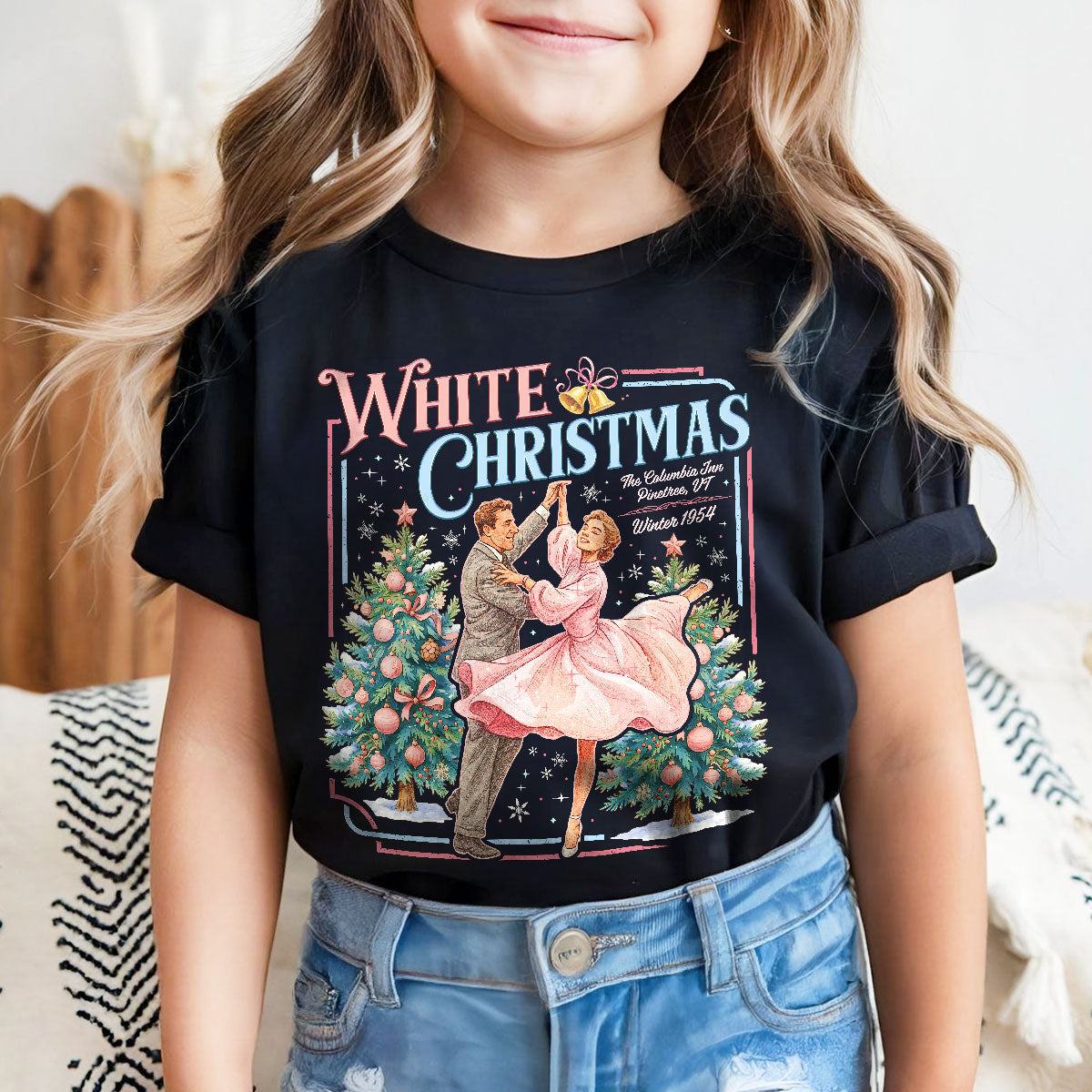 Haynes Sisters White Christmas Comfort Colors Youth TShirt PTS1909