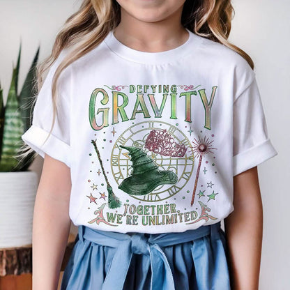 Wicked Defy Gravity Wizard Youth TShirt Comfort Colors PTS1698
