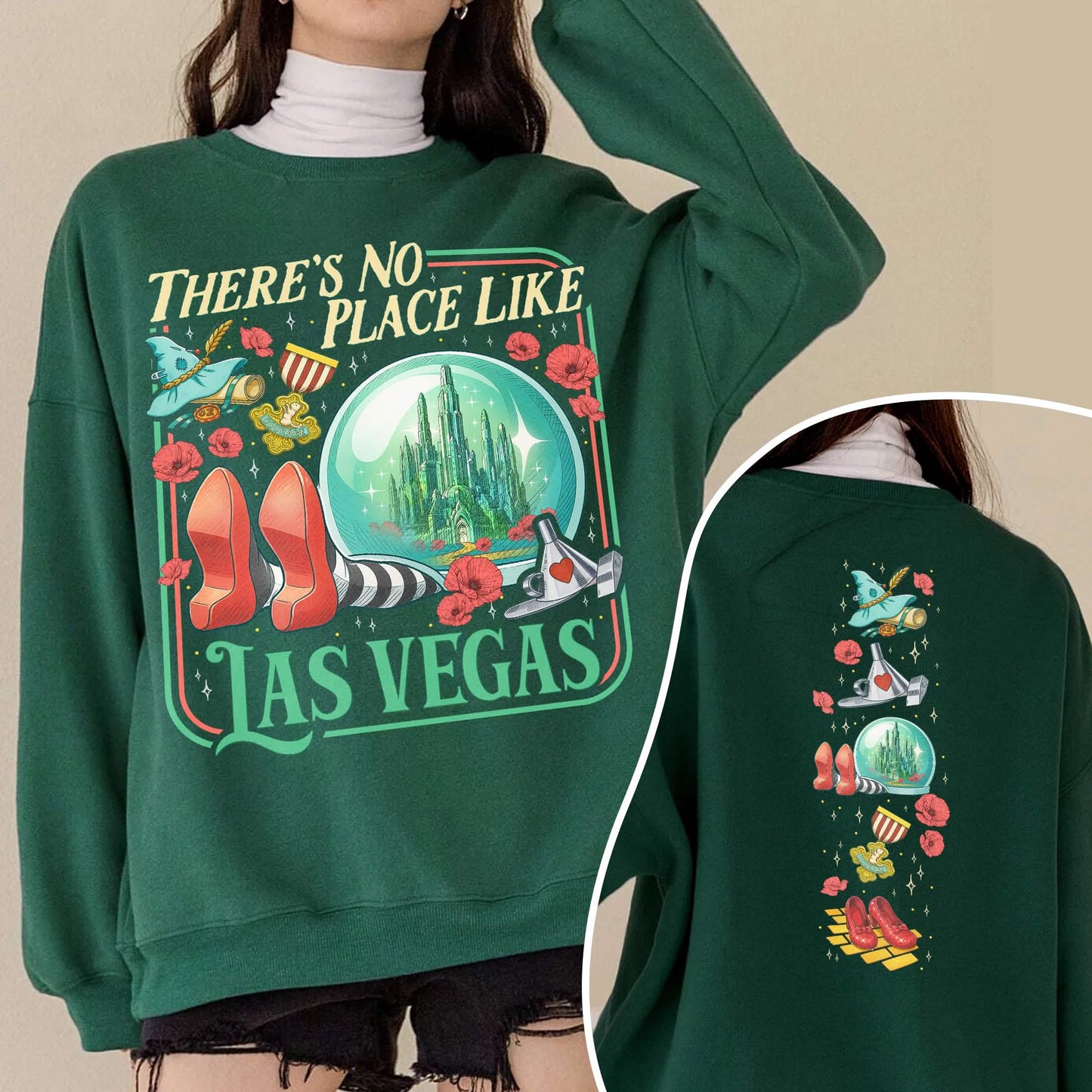 Wicked No Place Like Las Vegas Shirt Sweatshirt PTS1752