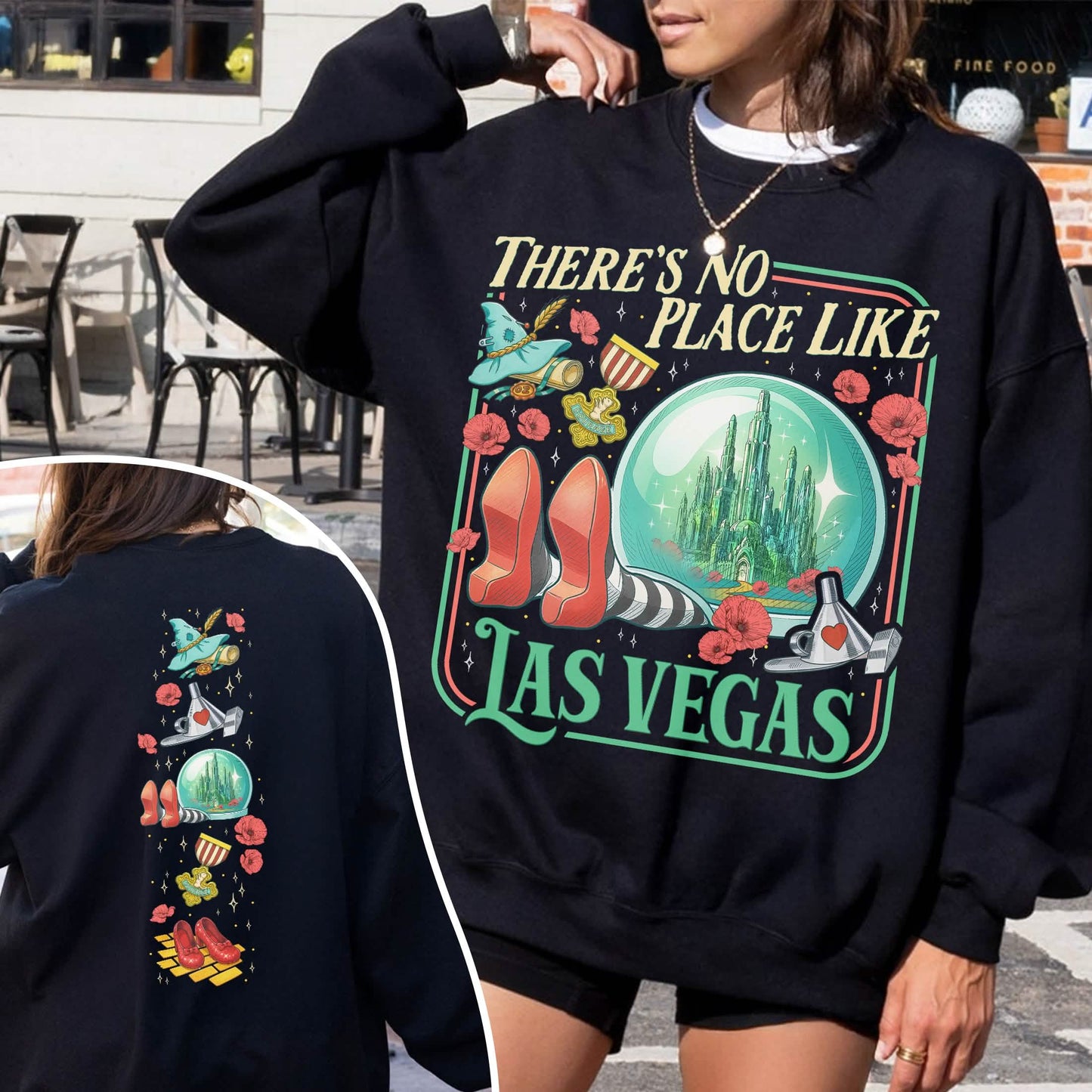 Wicked No Place Like Las Vegas Shirt Sweatshirt PTS1752