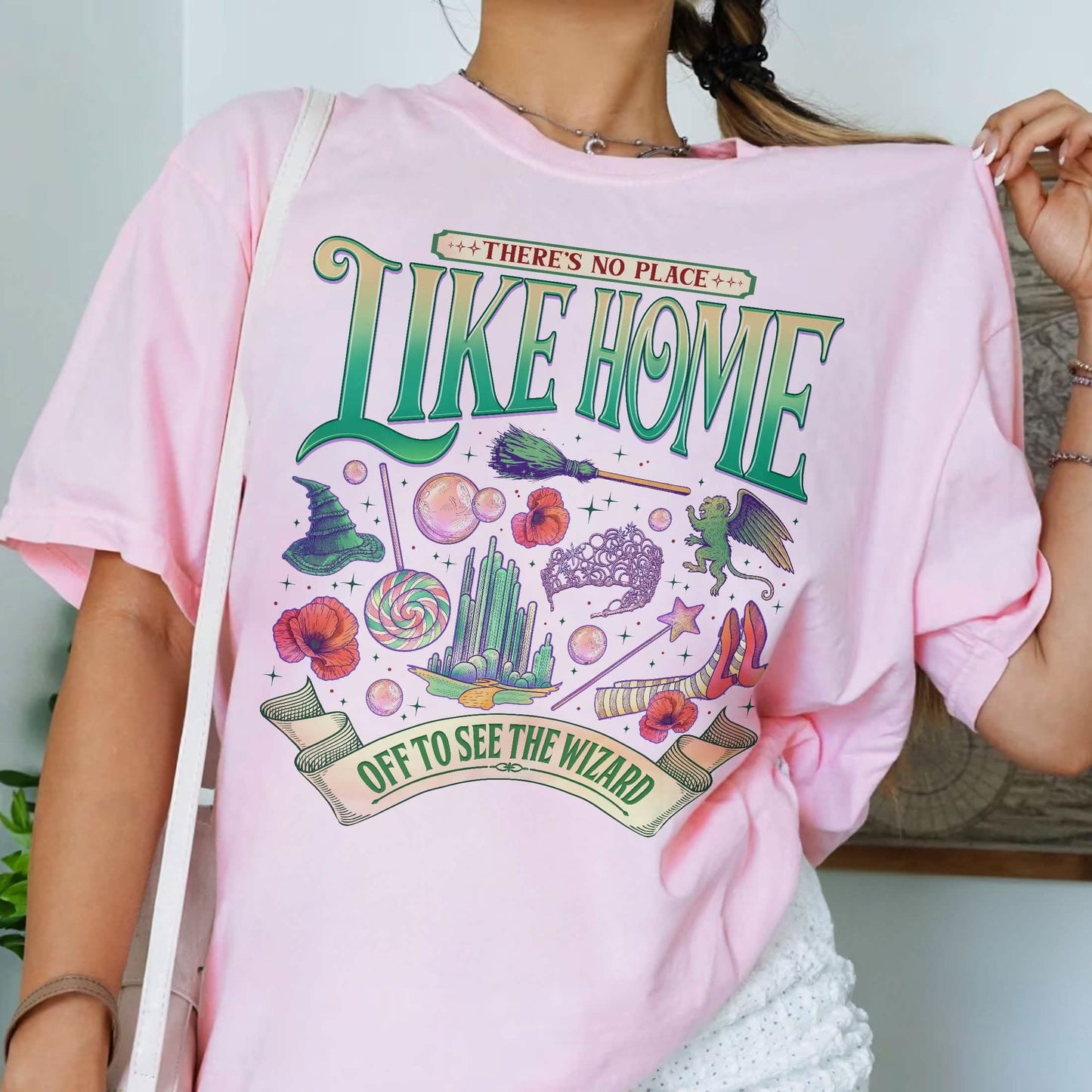 Wicked There’s No Place Wizard Movie T Shirt Comfort Colors PTS1790