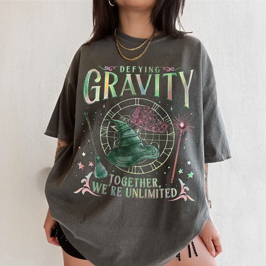 Wicked Defy Gravity Wizard Shirt Comfort Colors PTS1698