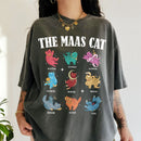 Halloween The Maas Cat Comfort Colors Shirt PTS354