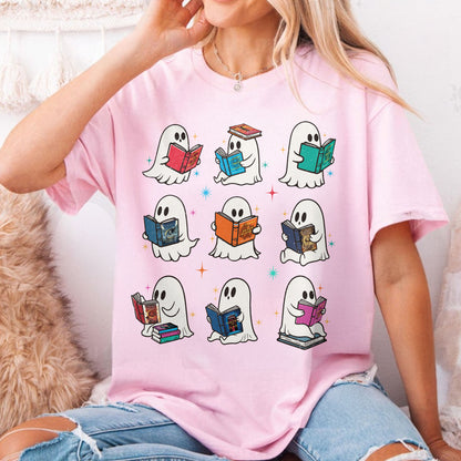 Acotar Ghost Reading Book Comfort Colors Shirt, SJM Book Shirt PTS450