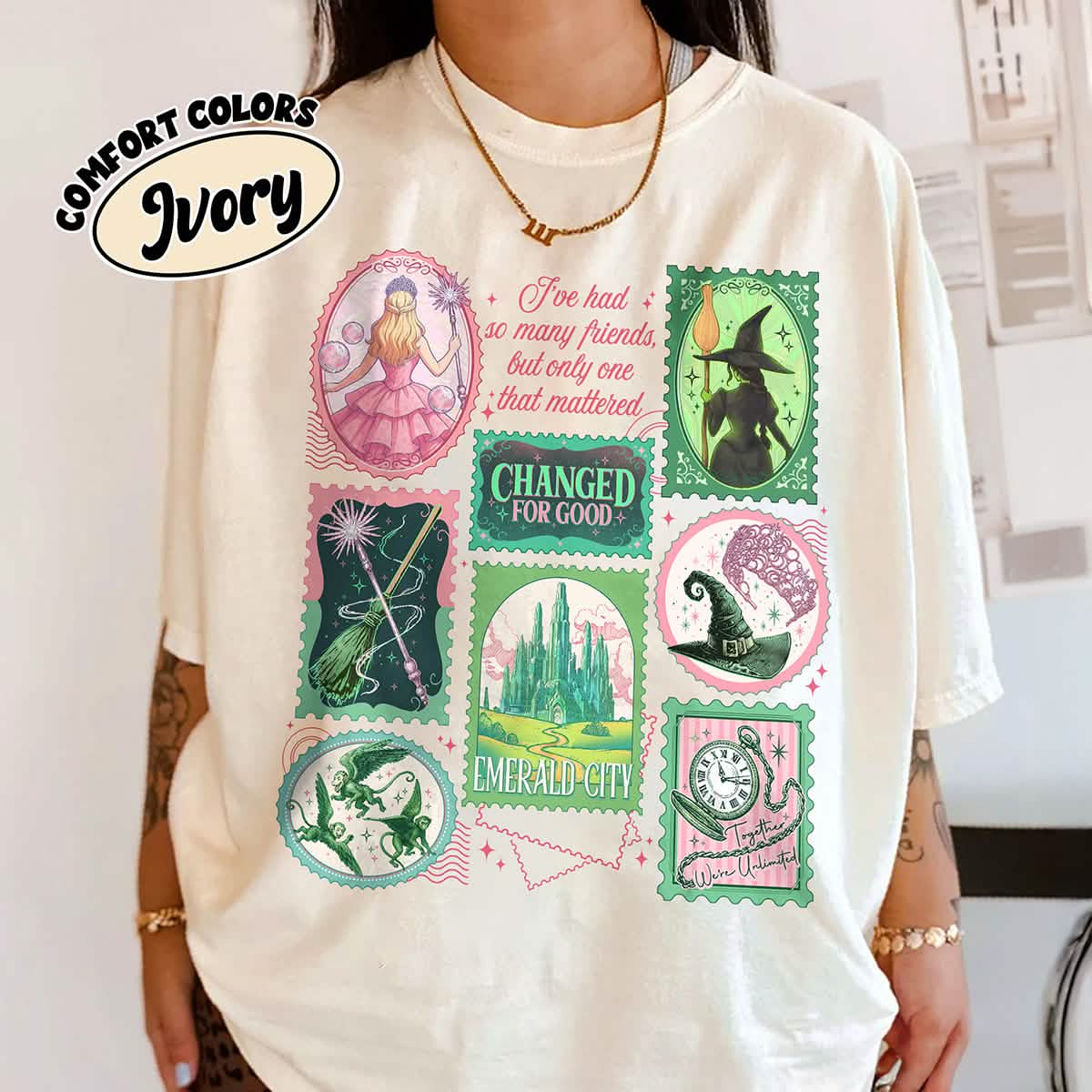 Wicked Changed For Good Stamps Comfort Colors Shirt PTS1558