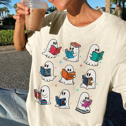 Acotar Ghost Reading Book Comfort Colors Shirt, SJM Book Shirt PTS450