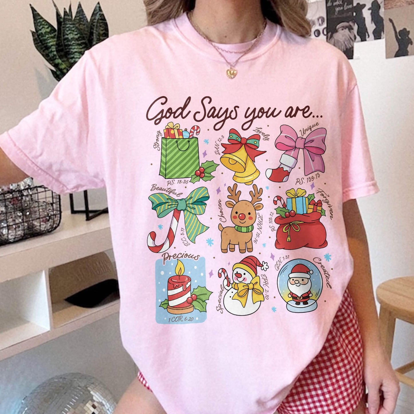 God Says You Are Christian Comfort Colors TShirt PTS1764