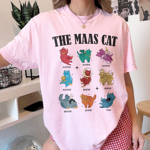 Halloween The Maas Cat Comfort Colors Shirt PTS354