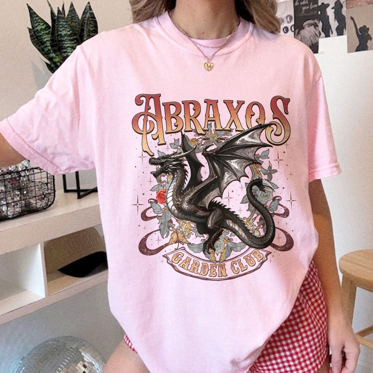 Throne Of Glass Abraxos Garden Club Comfort Colors Shirt PTS400