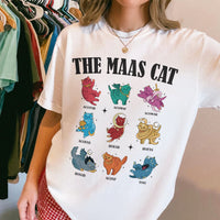 Halloween The Maas Cat Comfort Colors Shirt PTS354