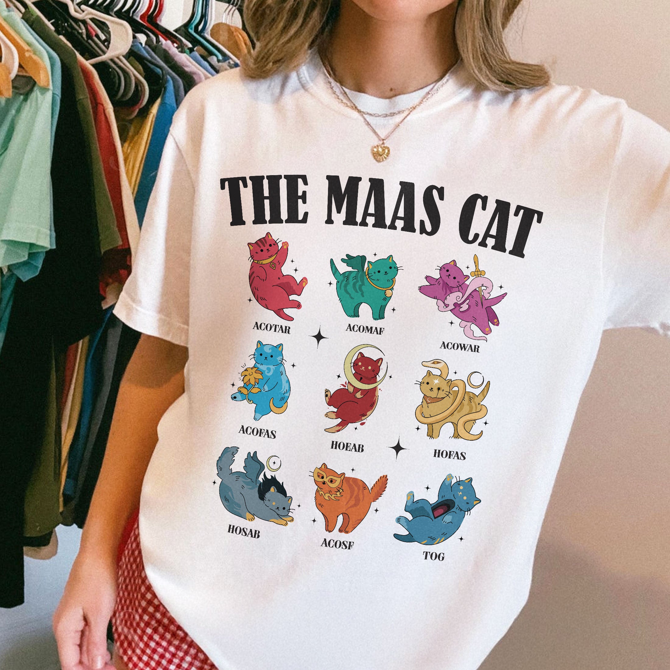 Halloween The Maas Cat Comfort Colors Shirt PTS354