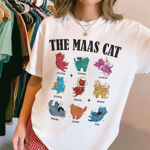 Halloween The Maas Cat Comfort Colors Shirt PTS354