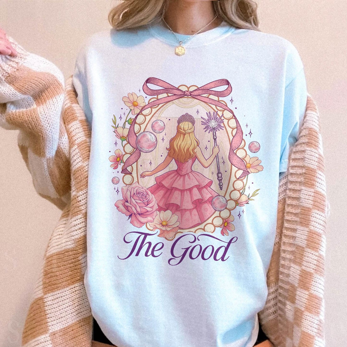 Wicked Change For Good Elphaba And Glinda Bestie Shirt Comfort Colors PTS1787