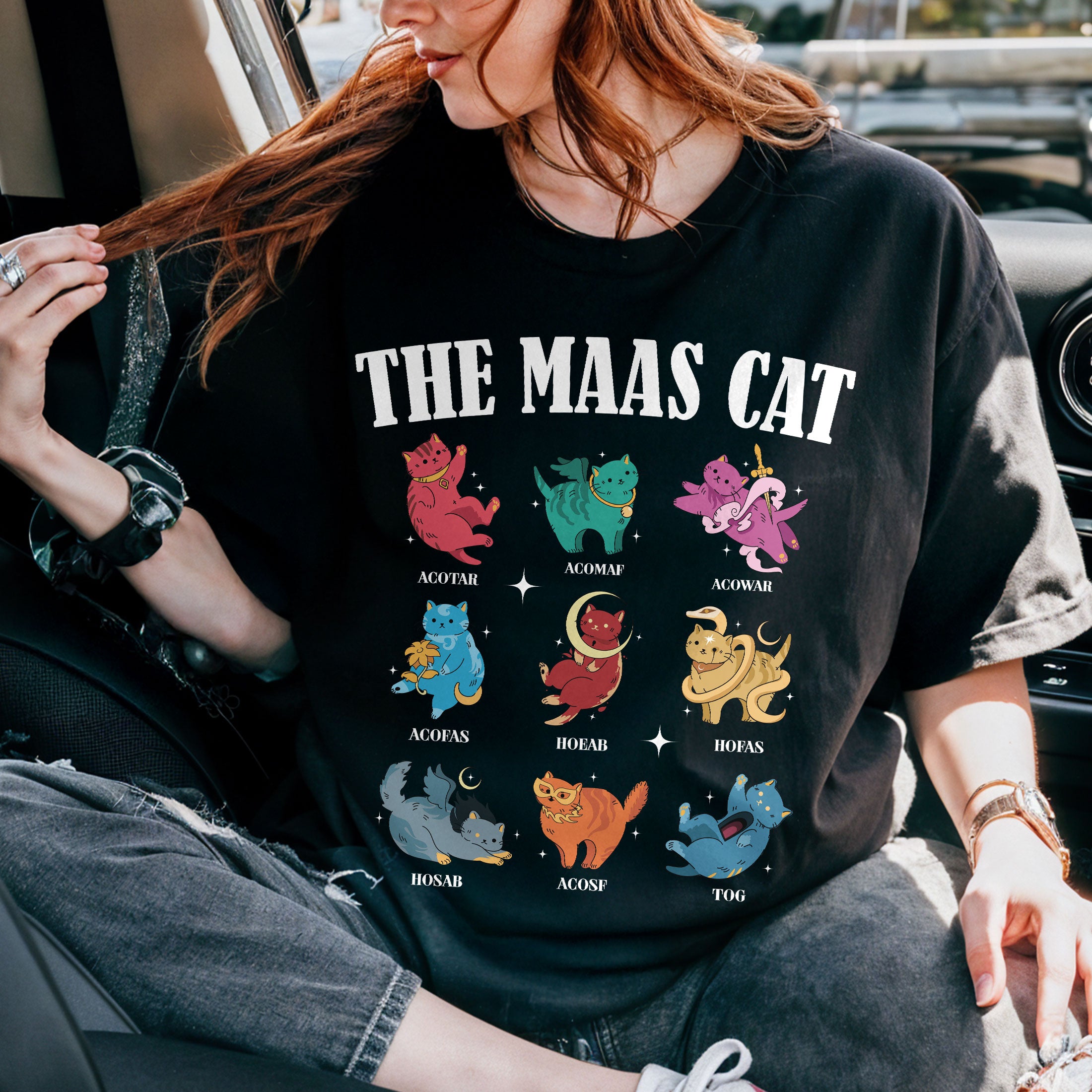 Halloween The Maas Cat Comfort Colors Shirt PTS354