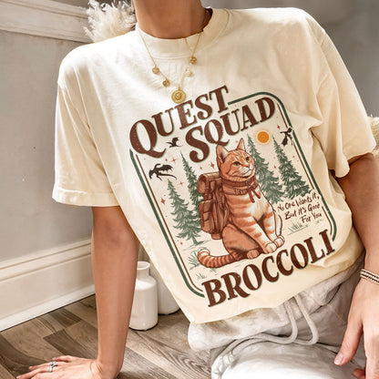 Onyx Storm Quest Squad Broccoli Comfort Colors Shirt PTS1040