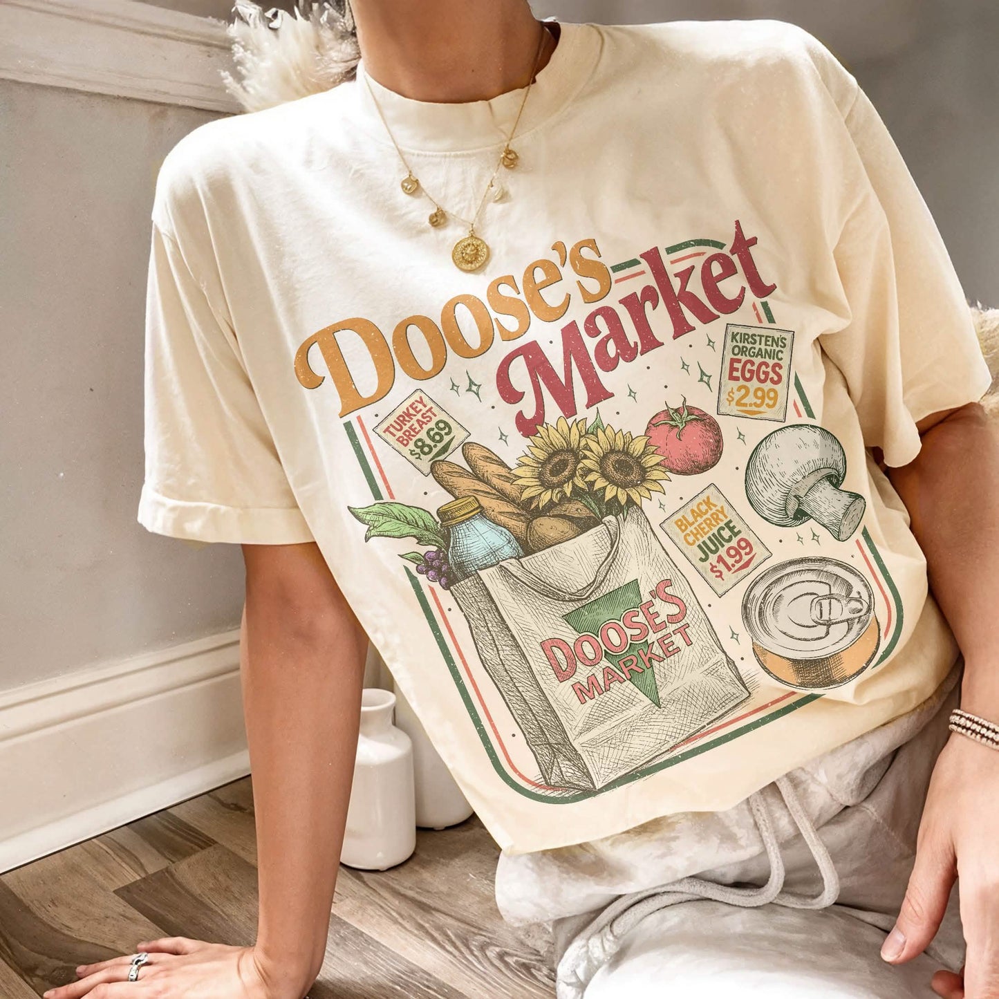 Doose’s Market Stars Hollow Connecticut Comfort Colors Shirt PTS1573