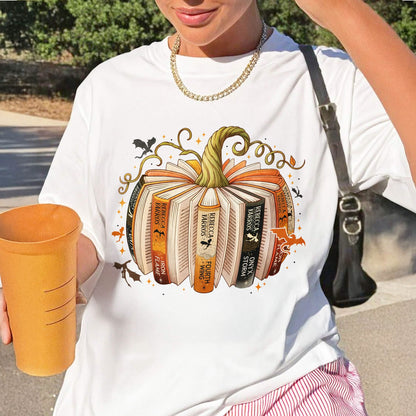 Fourth Wing Book Pumpkin Comfort Colors Shirt PTS1719