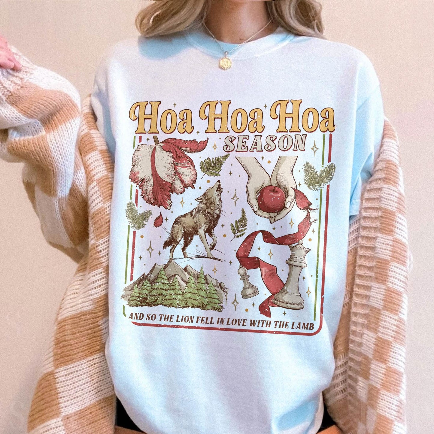 Hoa Hoa Hoa Season Twilight Vampires Inspired Shirt Comfort Colors PTS1680