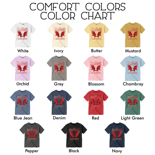 Lord Of BloodShed Cassian Bat Boys Comfort Color Shirt PTS436