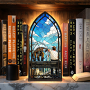 Amaze Rocky Project Hail Mary Stained Glass Book Nook PTS5299