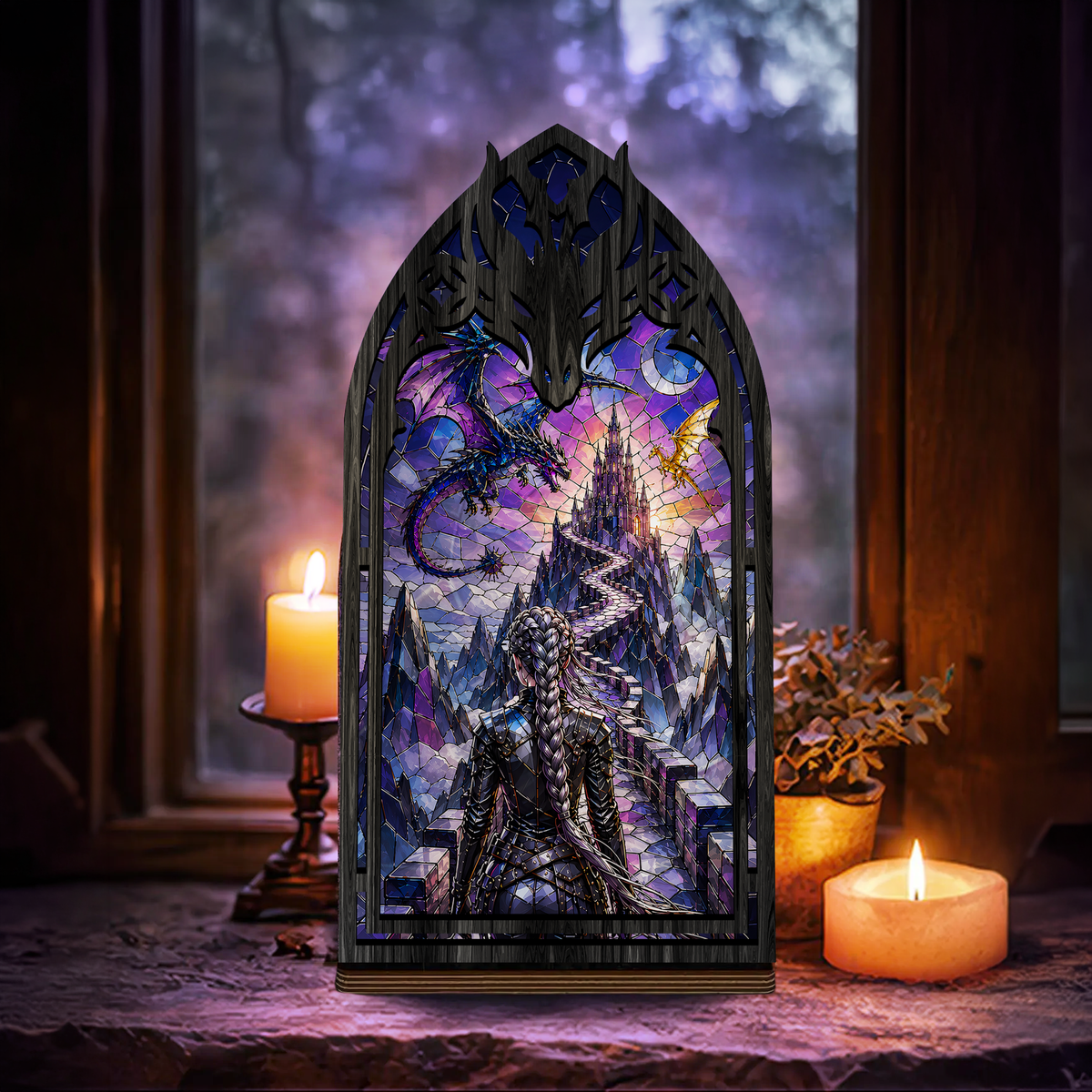Violet Sorrengail Fourth Wing Inspired Book Nook PTS7109
