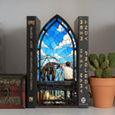 Amaze Rocky Project Hail Mary Stained Glass Book Nook PTS5299