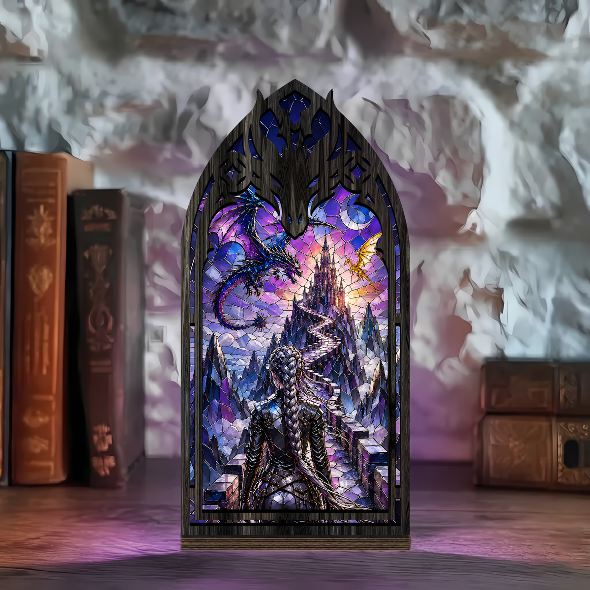Violet Sorrengail Fourth Wing Inspired Book Nook PTS7109