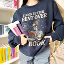 Acotar Reader I Look Better Bent Over A Book Sweatshirt PTS1165
