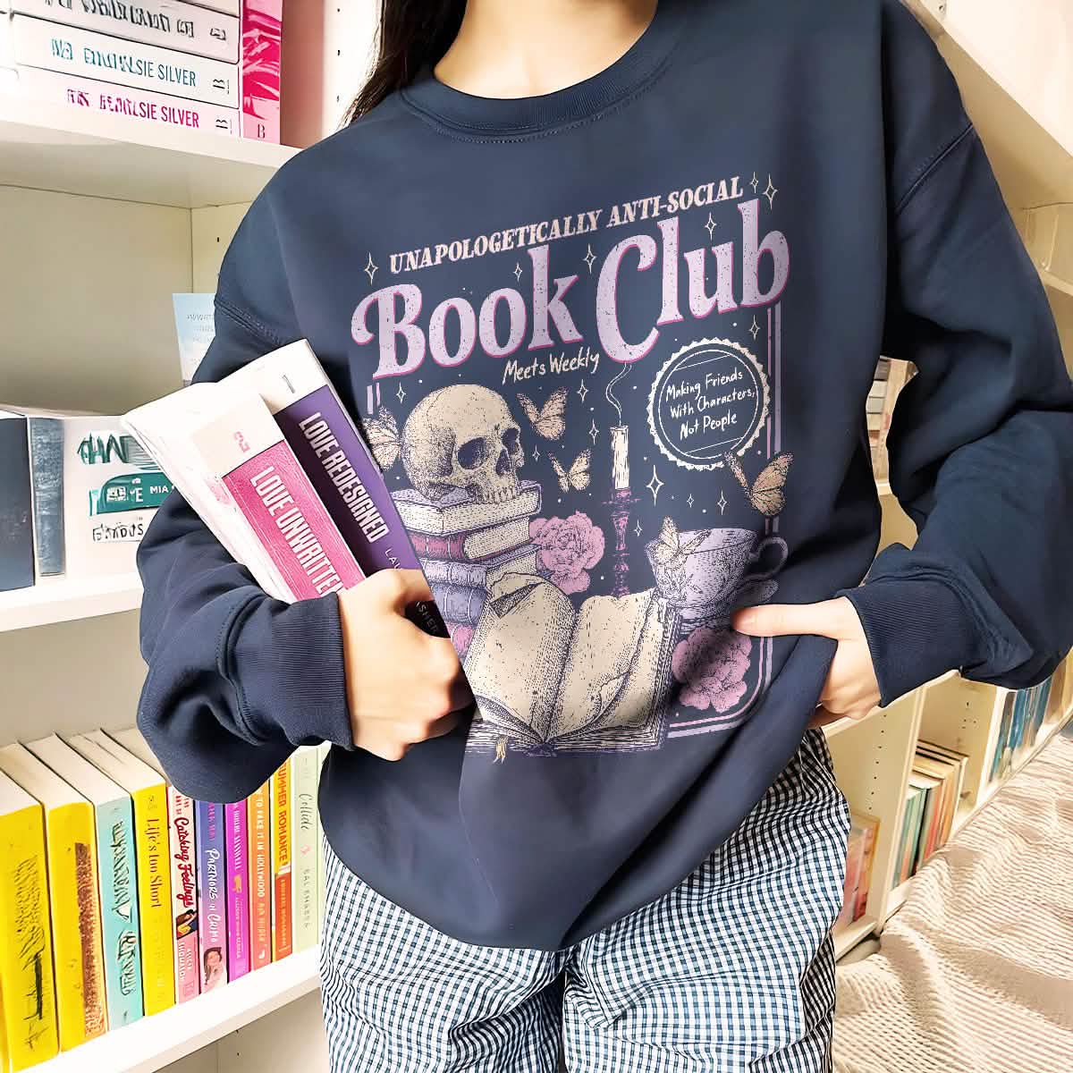 Anti Social Book Club Sweatshirt PTS1225