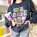 Emily Henry Books Stamp Sweatshirt PTS1283