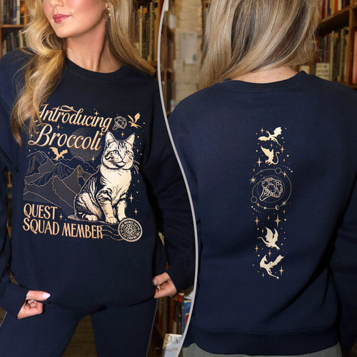 Onyx Storm Broccoli Cat Sweatshirt PTS1039